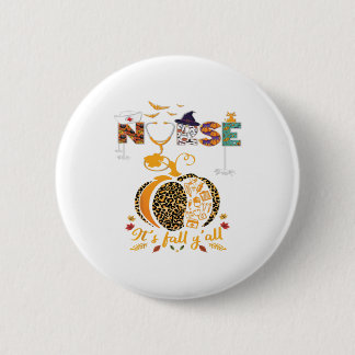 Halloween Nurse Nursing Thanksgiving Health Worker 2 Inch Round Button
