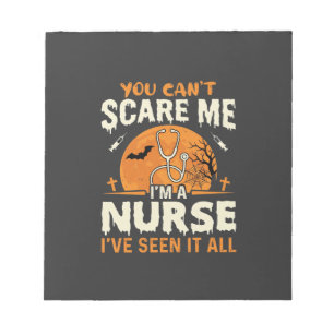 Halloween Nurse Scare Me Notepad