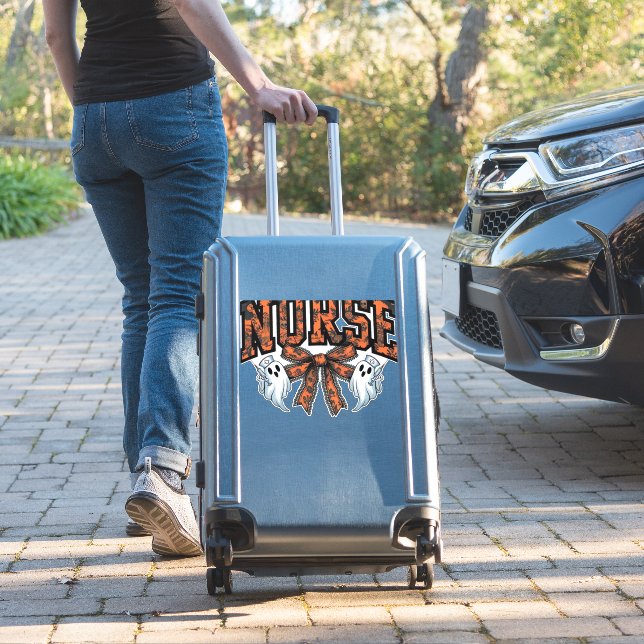 Halloween Nurse Scary Coquette Bow Classic T-Shirt (Suitcase Insitu)