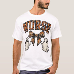 Halloween Nurse Scary Coquette Bow Classic T-Shirt