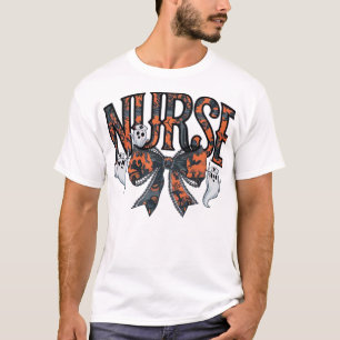 Halloween Nurse Scary Coquette Bow Classic T-Shirt