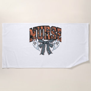 Halloween Nurse Scary Coquette Bow Classic T-Shirt Beach Towel