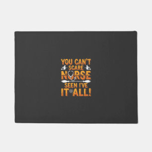 Halloween Nurse Seen It All Design_1 Doormat