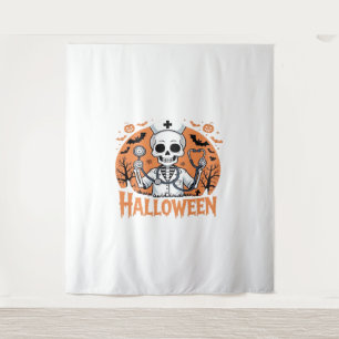Halloween Nurse skeleton Essential T-Shirt_1 Tapestry
