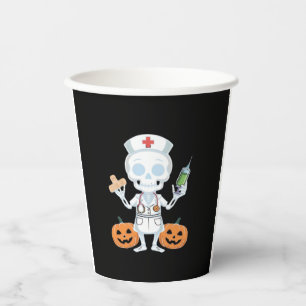 Halloween Nurse Skeleton Essential T-Shirt Paper Cups