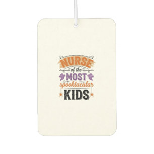 Halloween Nurse Spooktacular Kids Vintage Design_1 Air Freshener