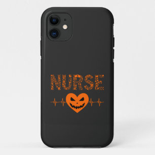 Halloween Nurse Spooky Ghost Heart  iPhone 11 Case