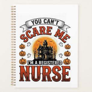 Halloween Nurse Vintage Spooky Registered Nurse De Planner