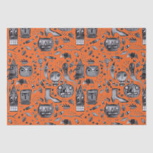 Halloween-O-Rama Tissue Wrapping Paper
