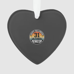 Halloween October 31 2022 Sunset Retro Design_1 Ornament