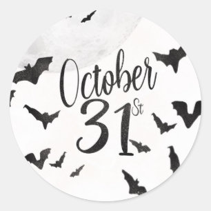 Halloween - October 31 - Halloween party treat Classic Round Sticker