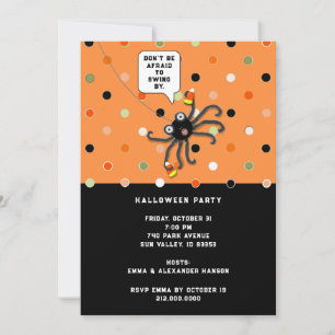 Halloween October Open House Invitation