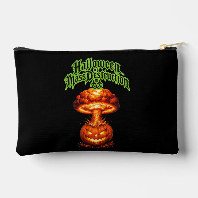 Halloween of Mass Destruction Nuclear Jack-o'-Lant Accessory Pouch (Back)