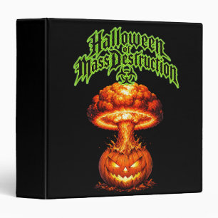 Halloween of Mass Destruction Nuclear Jack-o'-Lant Binder
