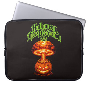 Halloween of Mass Destruction Nuclear Jack-o'-Lant Laptop Sleeve