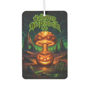 Halloween of Mass Destruction Radioactive Pumpkin Air Freshener