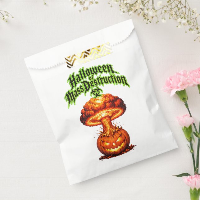 Halloween of Mass Destruction Toxic Jack o Lantern Favour Bag (Sealed)