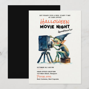 Halloween Office Party Business Movie Gremlin Invitation
