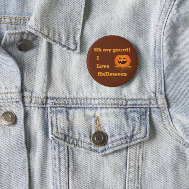 halloween oh my gourd Button (In Situ)