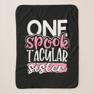 Halloween One Spook Tacular Sister Sherpa Blanket