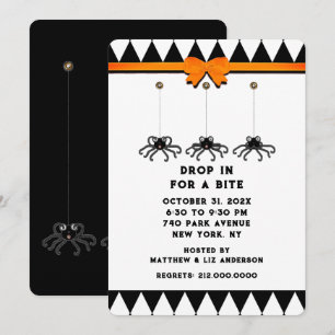 Halloween Open House Invitation