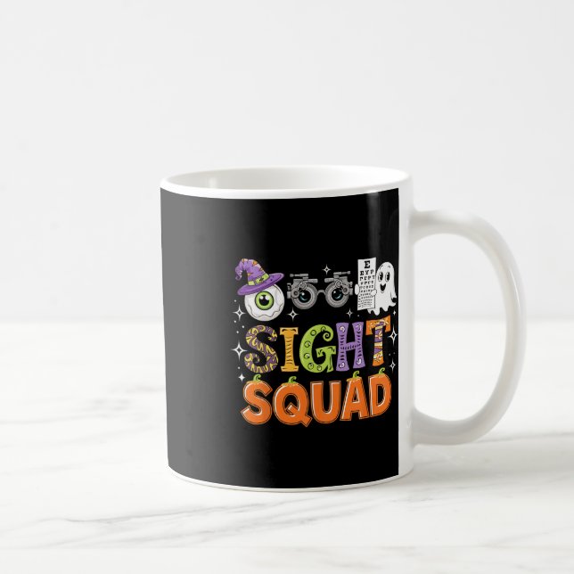 Halloween Optometrist Sight Squad Shirt Optometry  Coffee Mug (Right)