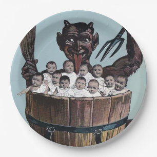 Halloween or Christmas Kampus Paper Plate