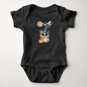 Halloween Owl Baby Bodysuit