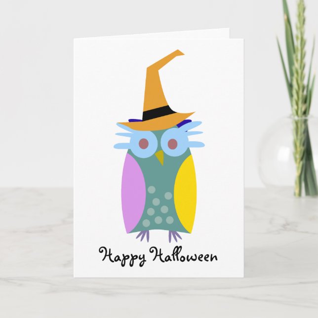 halloween owl card (Front)