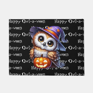 Halloween Owl Doormat