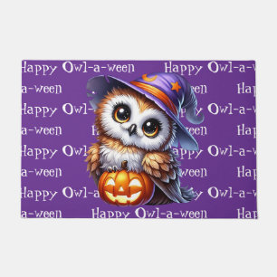 Halloween Owl Doormat
