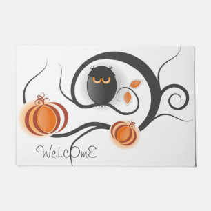 Halloween Owl Doormat