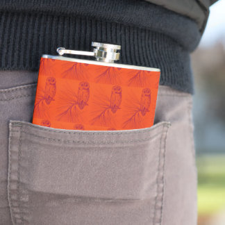Halloween Owl Flask