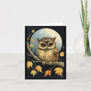 Halloween Owl Greeting Card