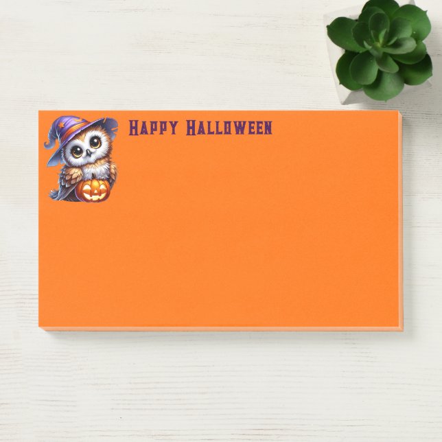 Halloween Owl Post Notes (Office)