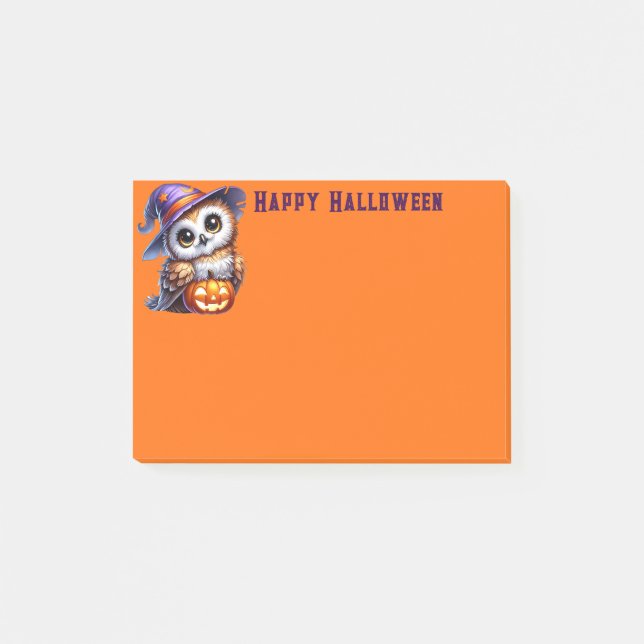 Halloween Owl Post Notes (Front)