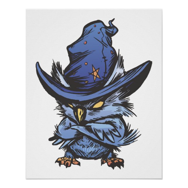 Halloween owl  poster (Front)