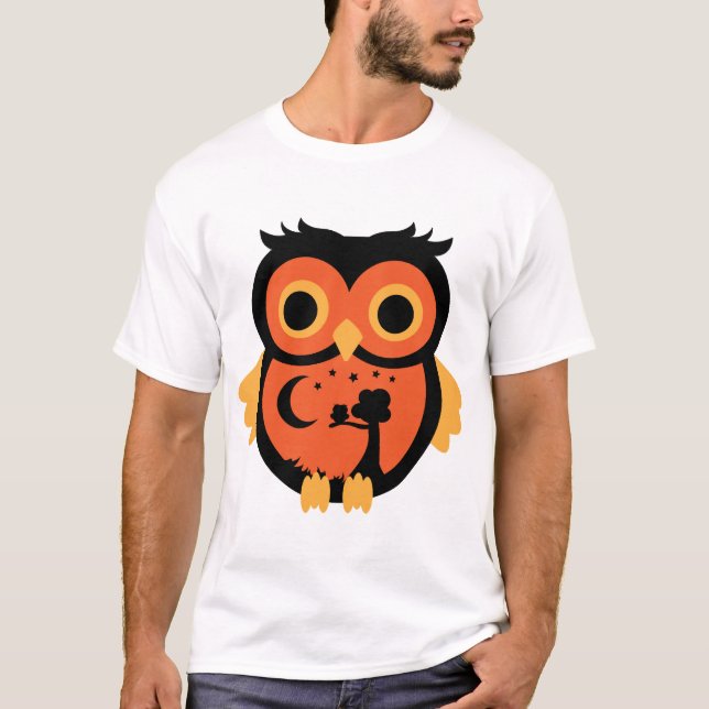 Halloween Owl T-Shirt (Front)