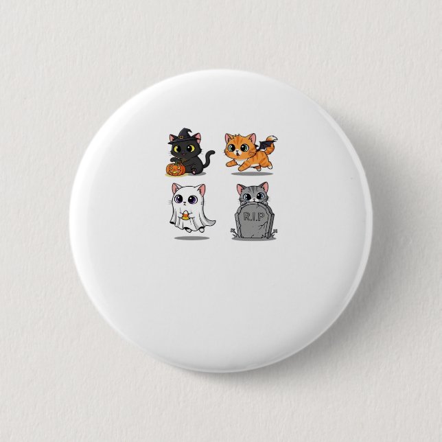 Halloween Pack  Spooky and Festive Graphic Bundle  2 Inch Round Button (Front)