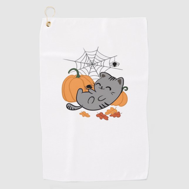 Halloween Pack  Spooky and Festive Graphic Bundle  Golf Towel (Front)