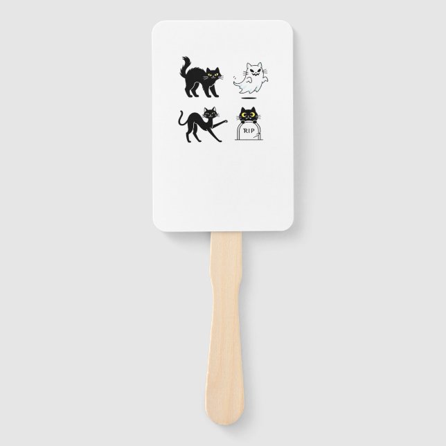 Halloween Pack  Spooky and Festive Graphic Bundle  Hand Fan (Front)