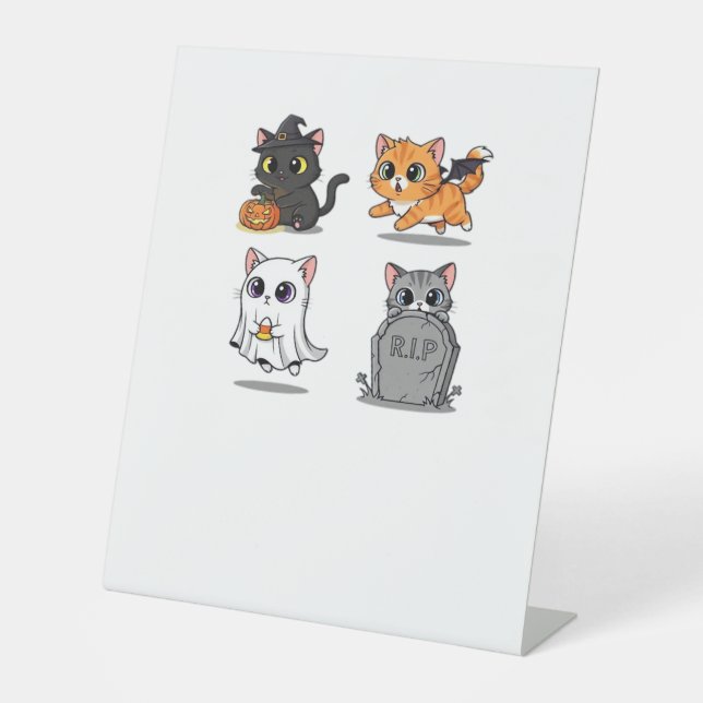 Halloween Pack  Spooky and Festive Graphic Bundle  Pedestal Sign (Front)