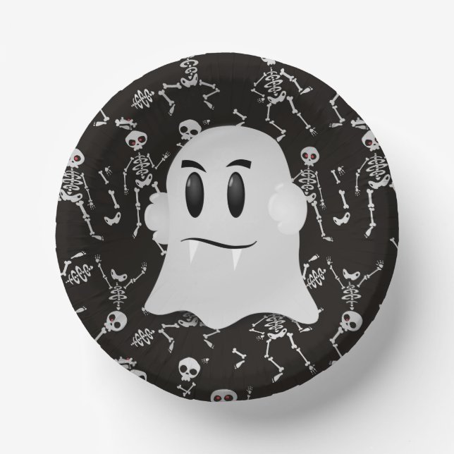 Halloween Paper Bowls Paper Plate (Front)