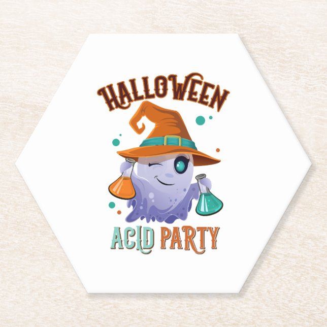 Halloween                                       paper coaster (Front)
