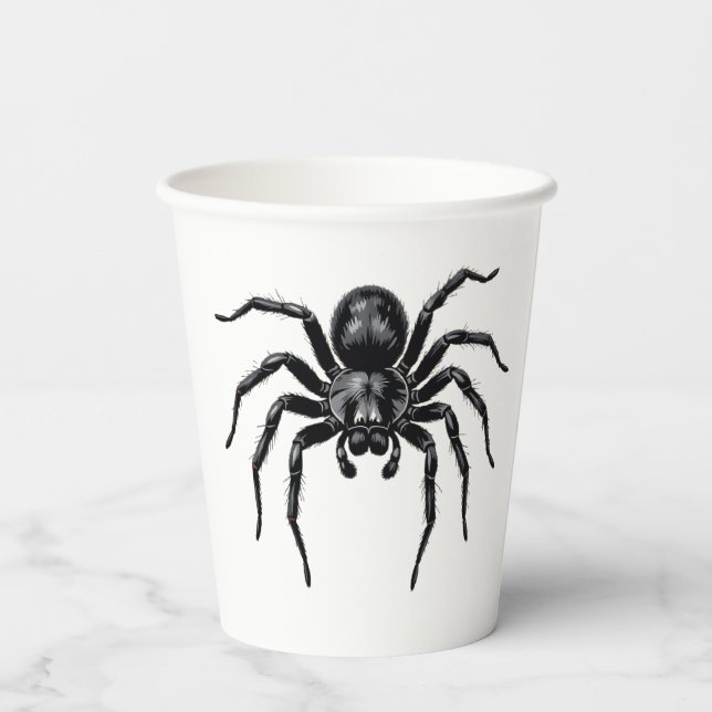 Halloween Paper Cup with Spider Design (Back)