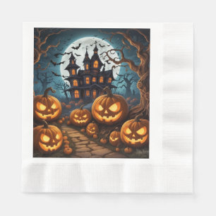 Halloween paper napkin