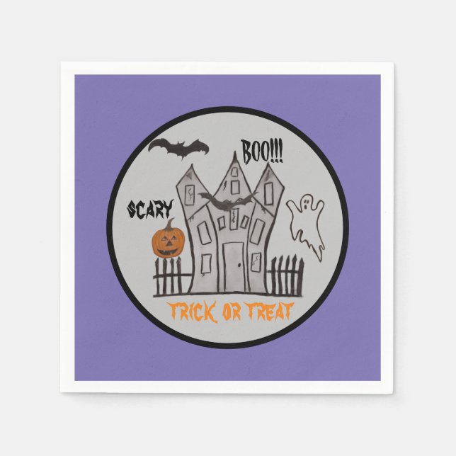 Halloween Paper Napkins (Front)