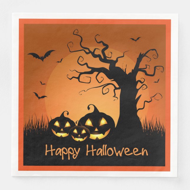 Halloween Paper Napkins (Front)