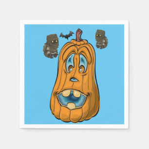 Halloween Paper Napkins, Pumpkin Napkin