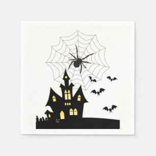 Halloween Paper Napkins, Spider Napkin